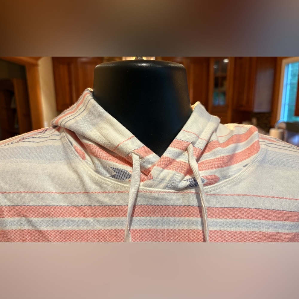 BEACHLY Surf Striped Men’s printed hoodie shirt Med NEW NWT - Picture 6 of 9